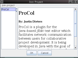 Select Project Dialog