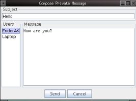 Private Message Composer