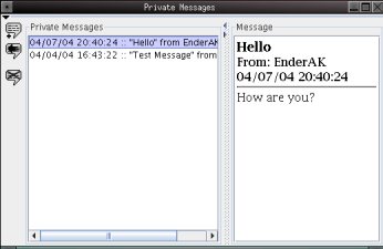 Private Message Panel